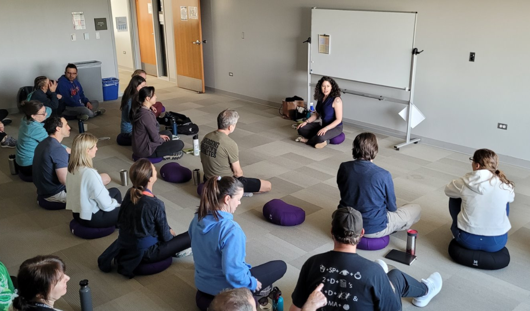 Liz teaching class
