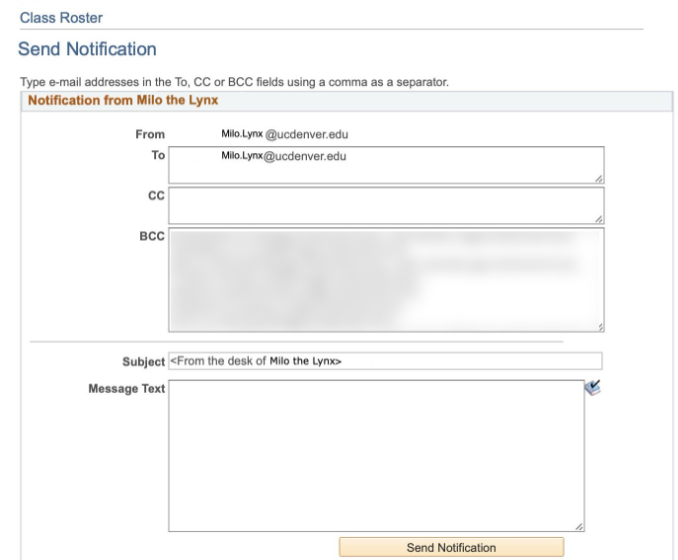 Send Notification