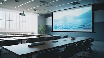 image of conference av equipment