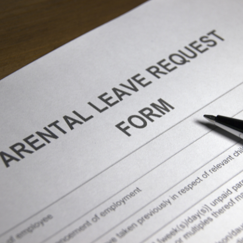 a parental leave request form