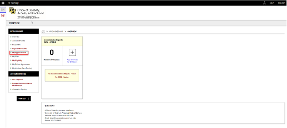A screenshot of where to locate the