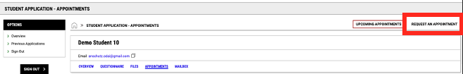 Screenshot 2024-12-16 at 1.26.22 PM Screenshot of the Appointments menu with the
