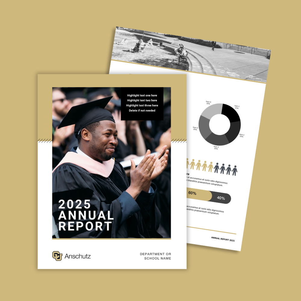 Annual Report single column example