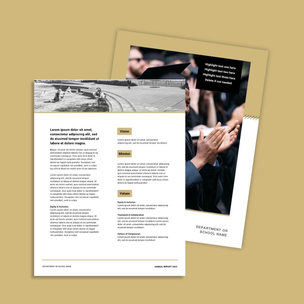 Annual Report Two Column Example