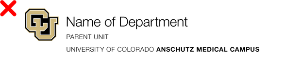 example CU Name of Department logo