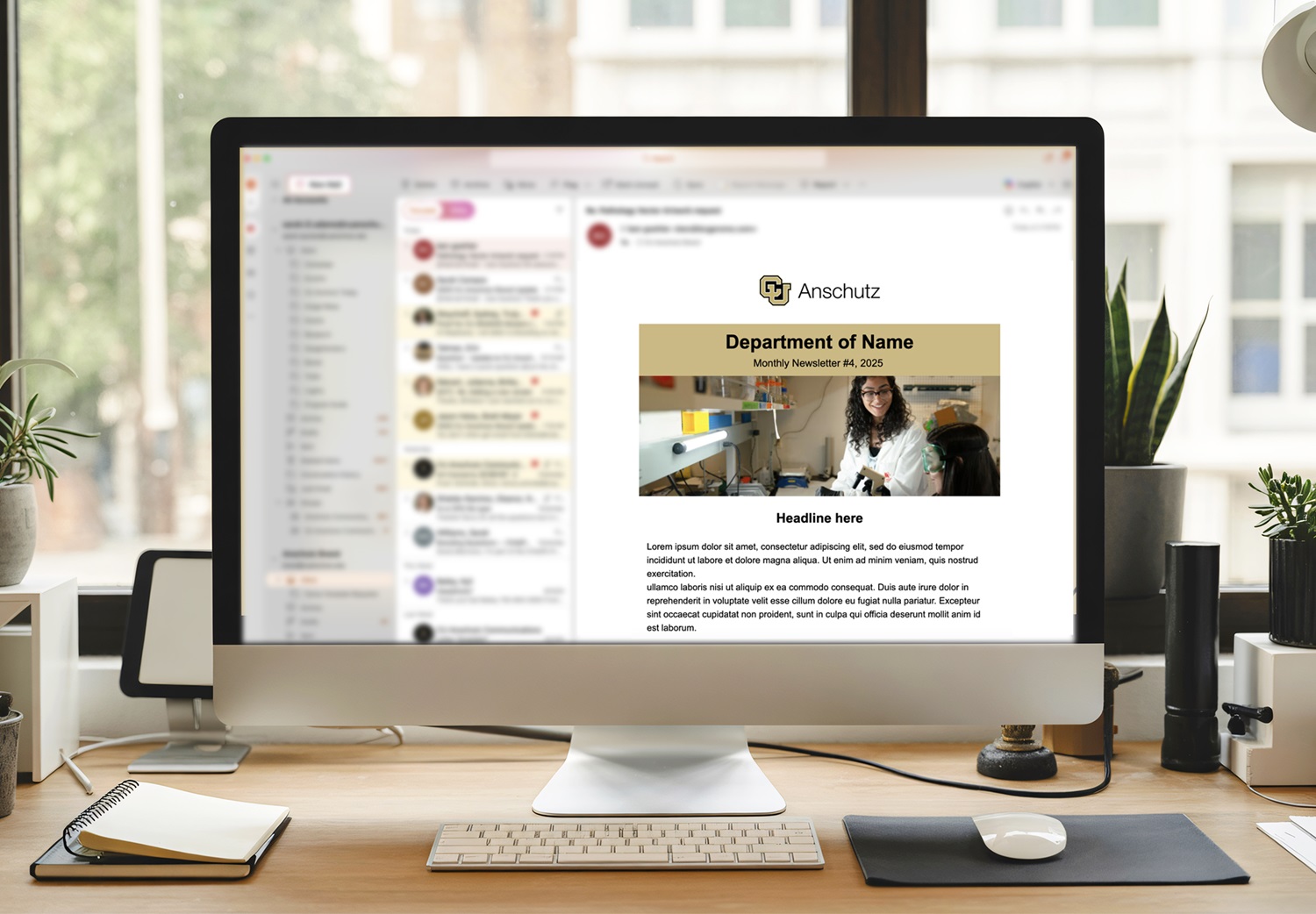 CU Anschutz Email Mockup