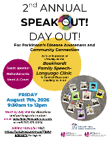 Flyer for speak out day out