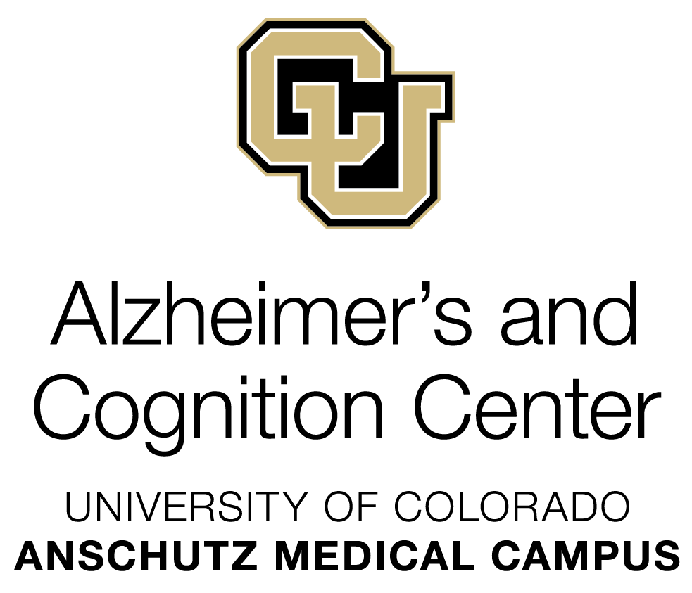 CU Alzheimer's and Cognition Center logo, stacked