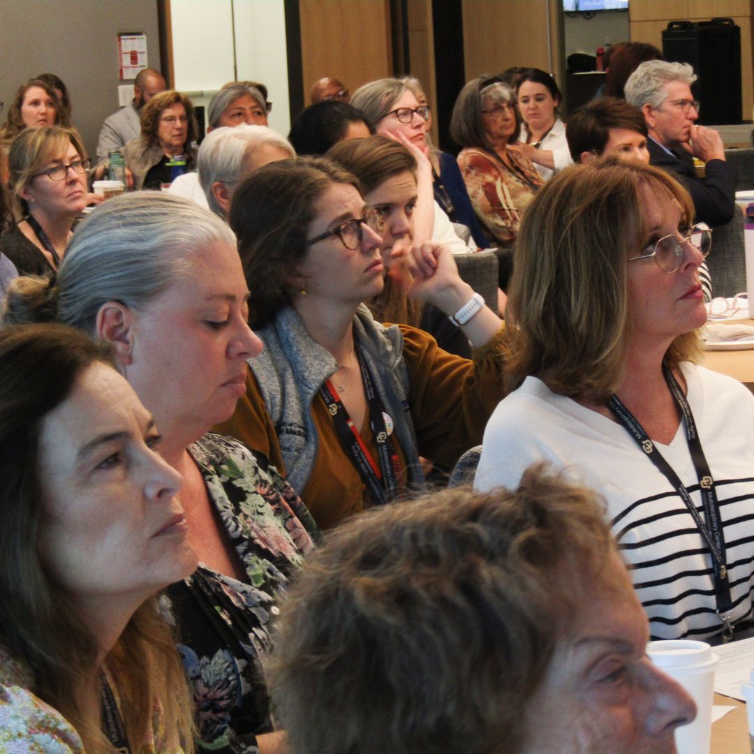 Audience members at the 2024 Rocky Mountain Geriatrics Conference
