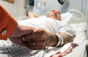 Patient in bed