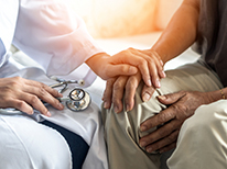 doctor and patient hands