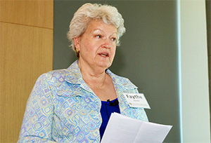 Woman speaking