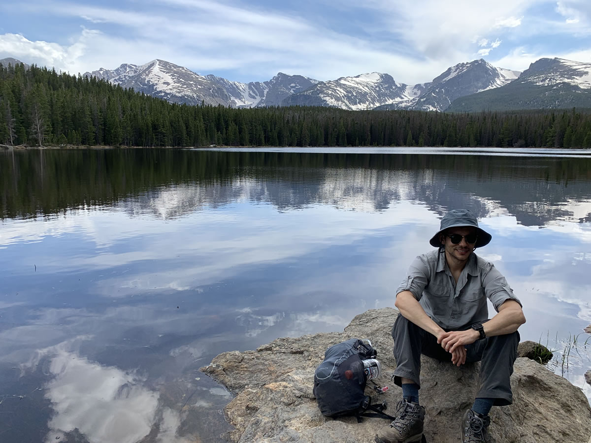 Daniel Montes in the mountains