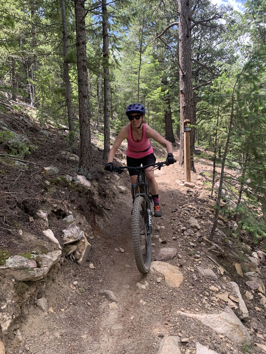 Julia Nyiro biking