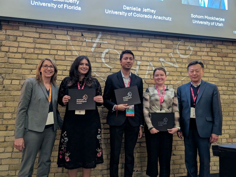 Dr. Jeffery wins Cardiovascular Section Outstanding Graduate Student Award