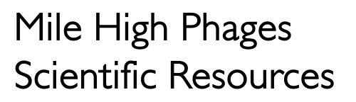 Mile High Phages Scientific Resources