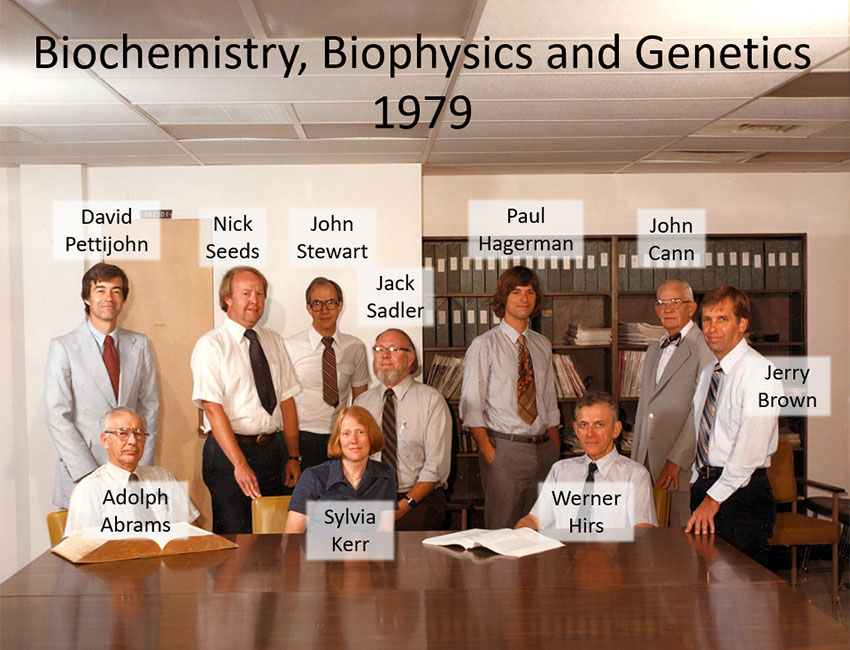 Faculty in 1975