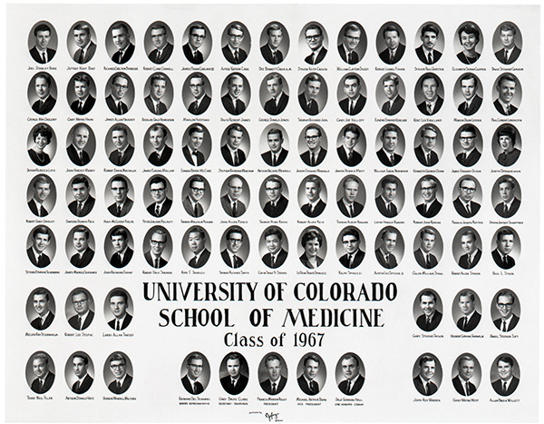 Graduating class of 1967 portraits
