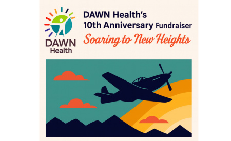 Dawn health with Wings over the Rockies logo