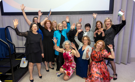ELAM alums celebrating the CU School of Medicine’s Institutional Award for the Advancement of Women in Medicine in Science.
