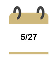 May 27 calendar