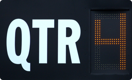 Quarter 4 sign