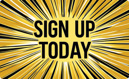 Sign Up Today Sign in gold