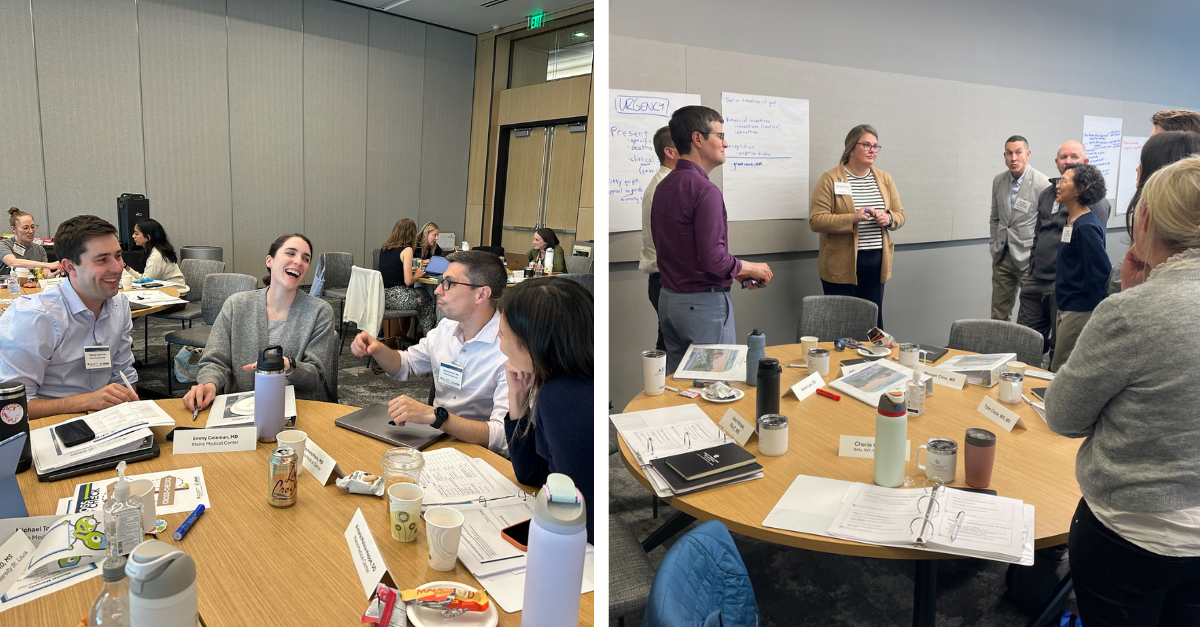 IHQSE Teams engage in group work