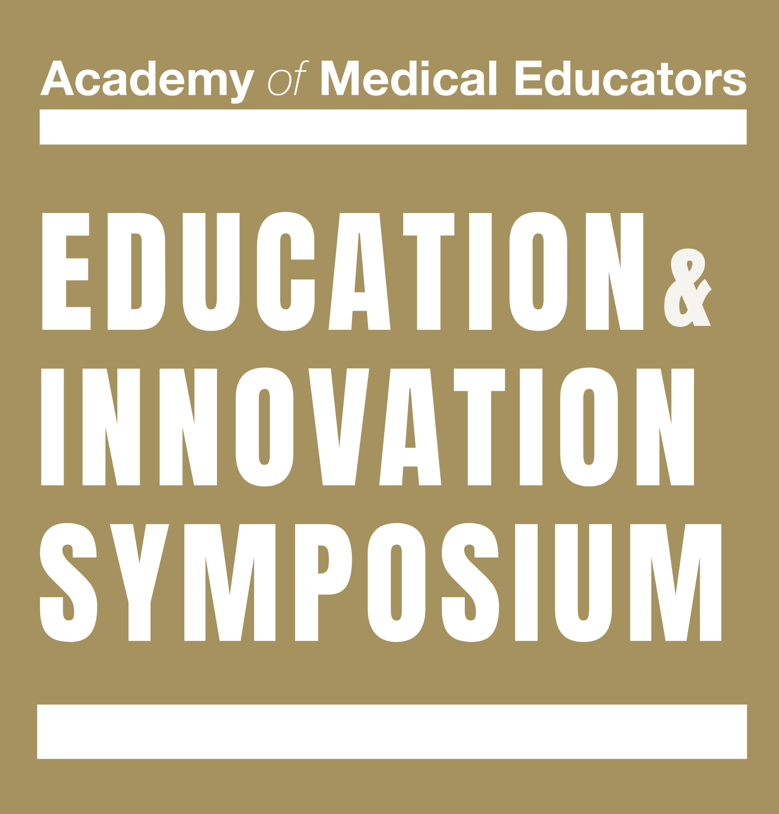Logo-style Graphic for Academy of Medical Educators Education and Innovation Symposium