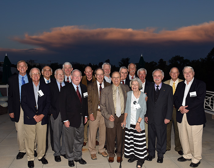 Class of 1967 at sunset