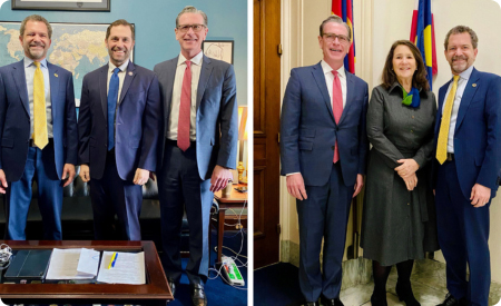 Dean Sampson and U.S. Reps