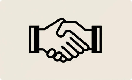 graphic handshake