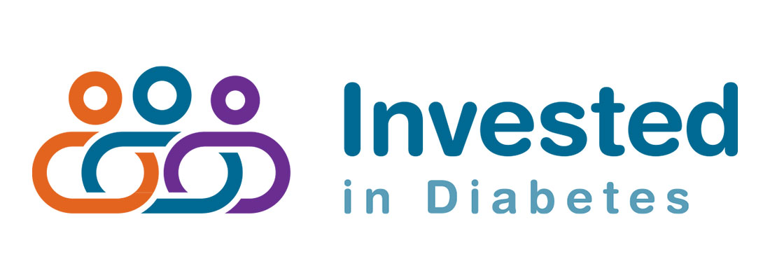 Logo featuring three stylized figures in orange, blue, and purple, with the text 