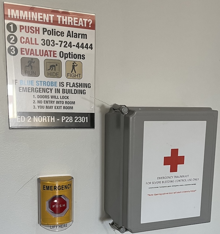 Classroom panic, flyer, and BCON kit