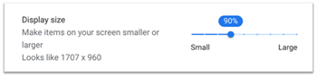 Display Scaling Adjustment