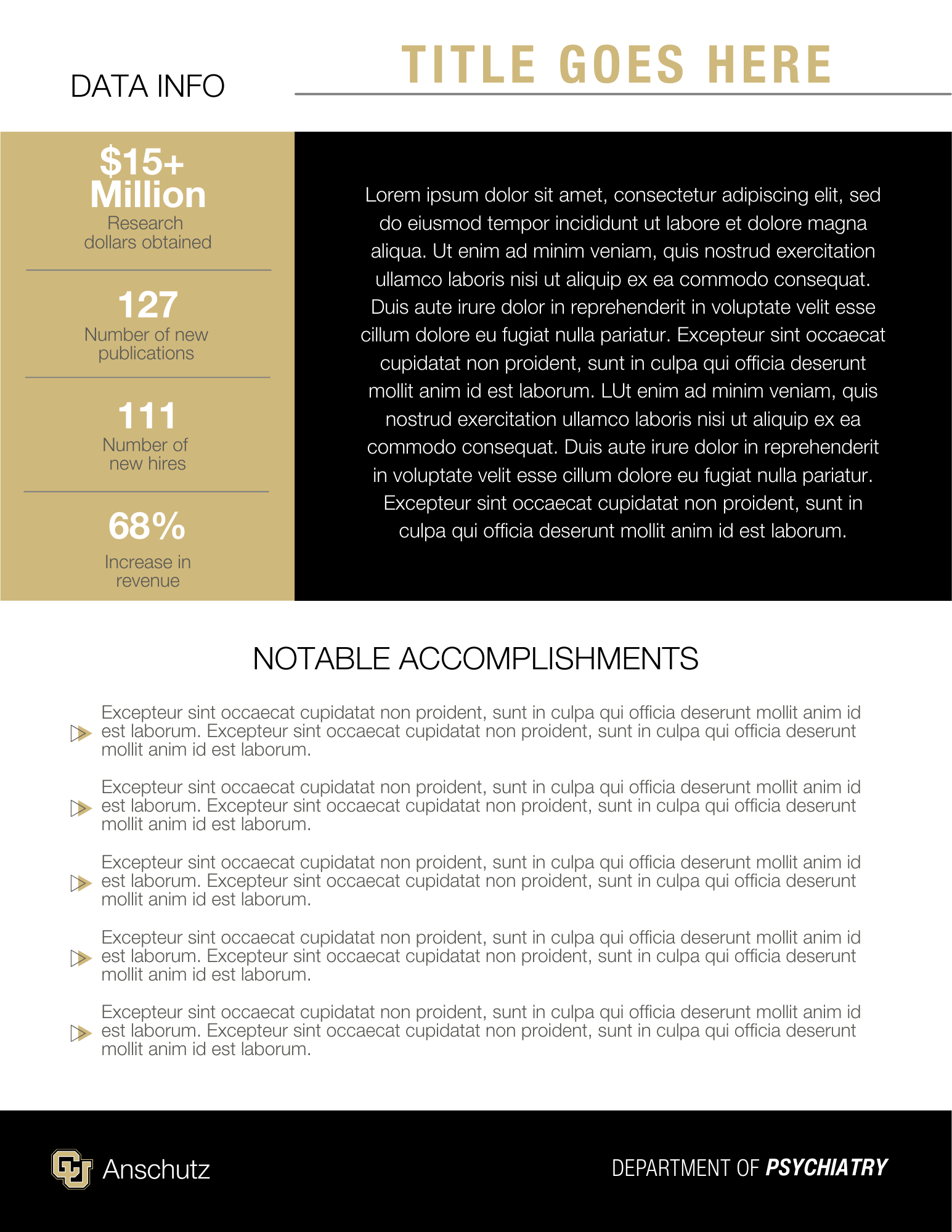 Fact Sheet Template
