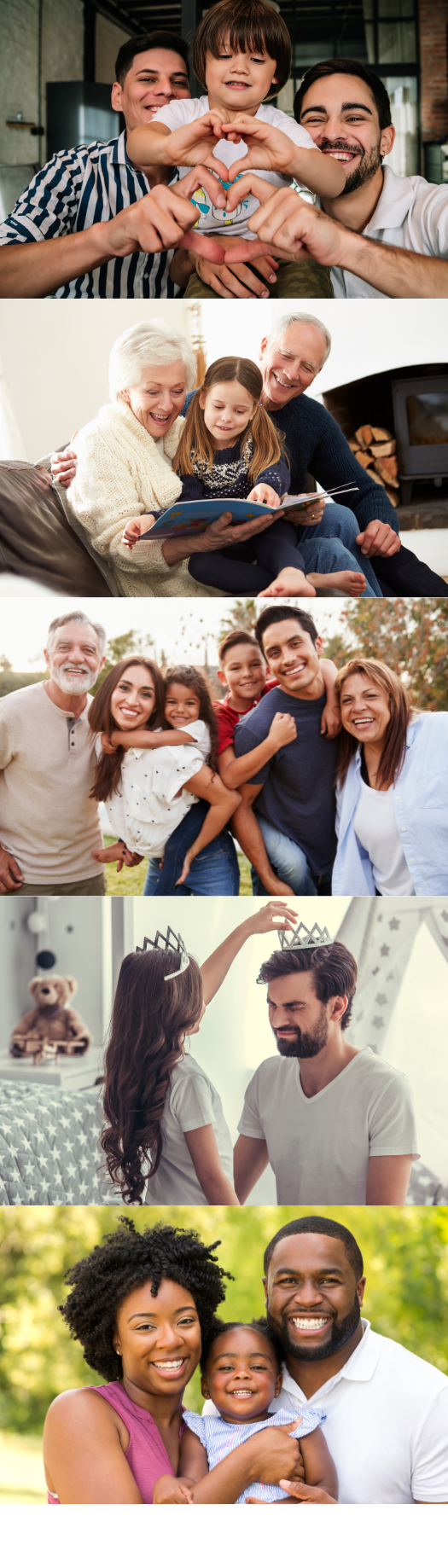 Different kinds of family pictures