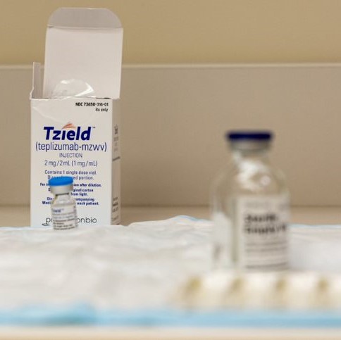 Tzield package and vial