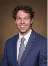man in a blue suit