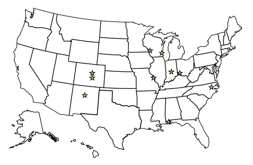 Clinical Rotations Map 2022