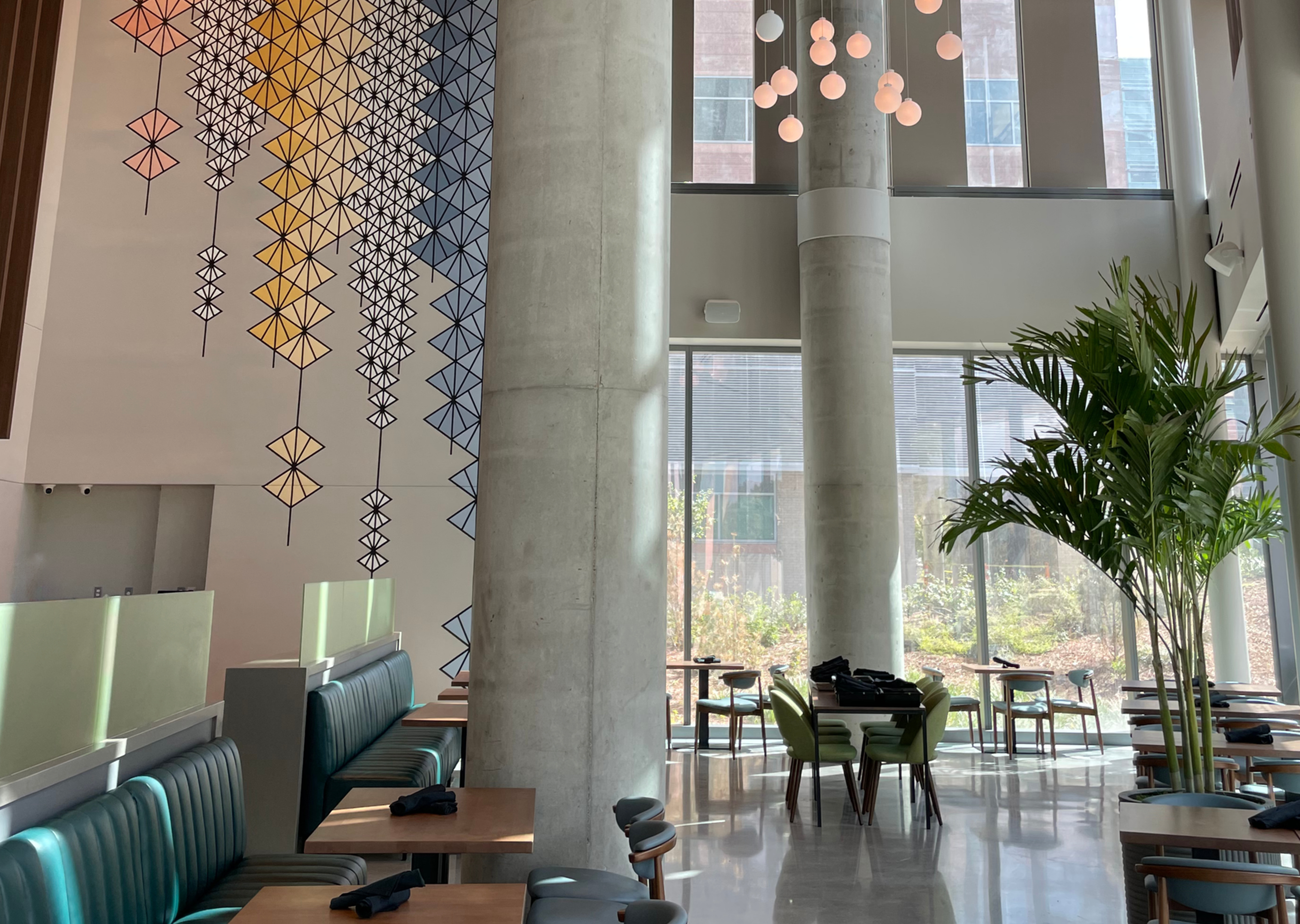 TStreet Kitchen and Cafe's spacious and bright interior