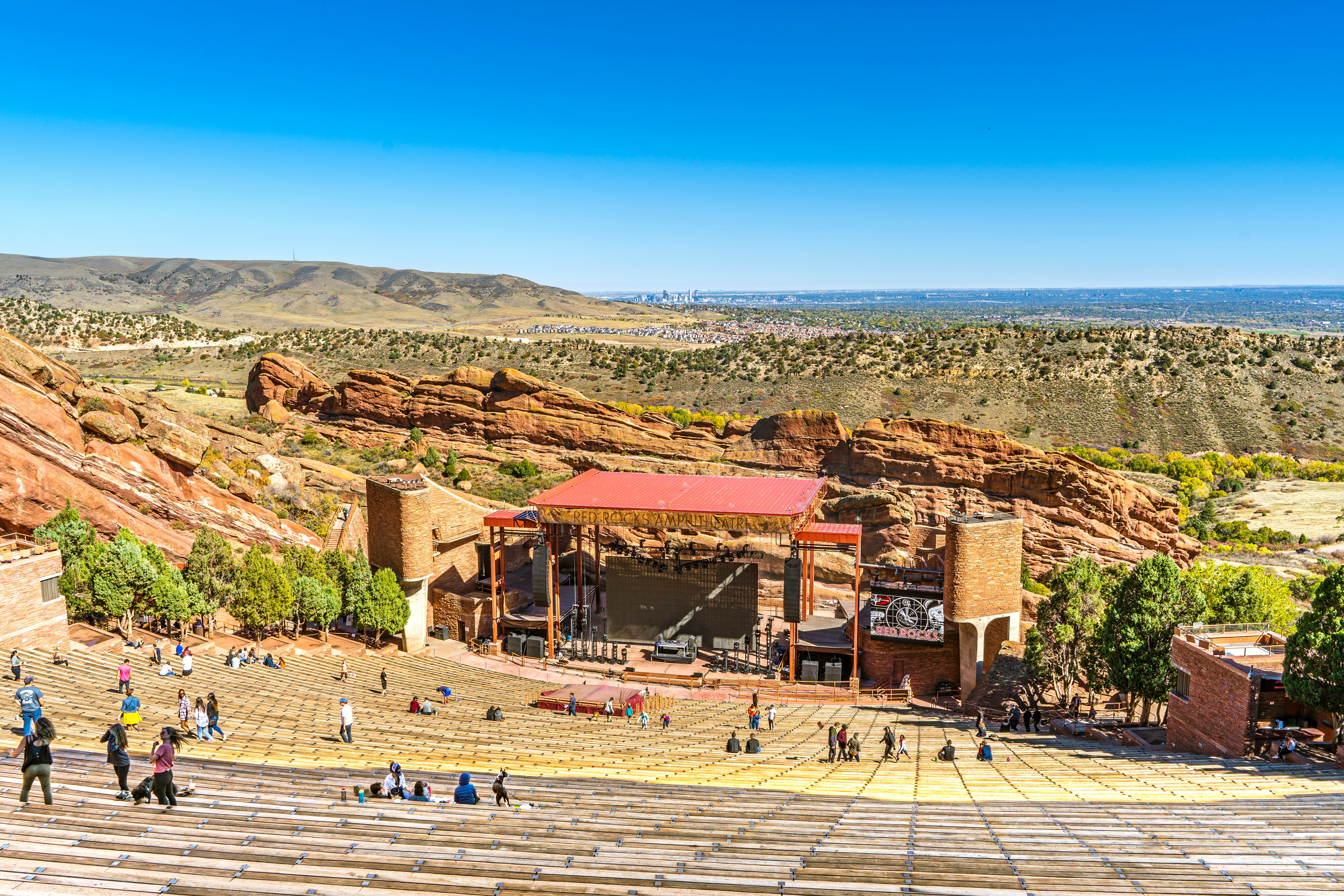 Stock photo of Red Rocks Ampitheater by Benjamin R. on Unsplash.