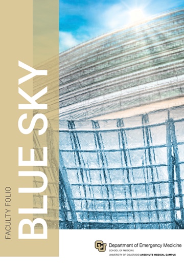 CU Blue Sky Faculty Folio Cover