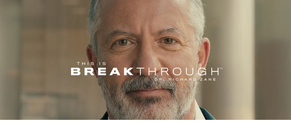 Cover image from CU Anschutz News story, This Is Breakthrough: Dr. Richard Zane