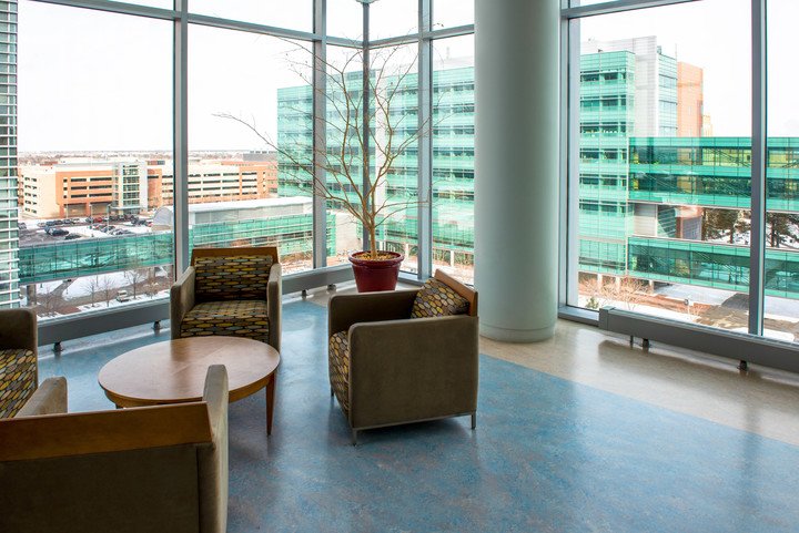 Picture of meeting area on campus