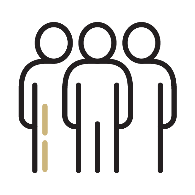 people standing icon
