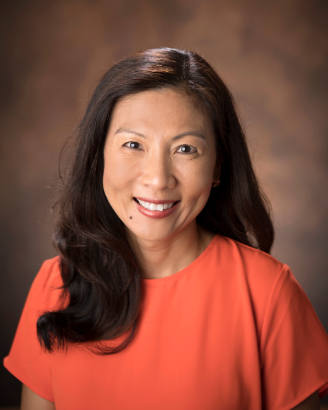 woman smiling