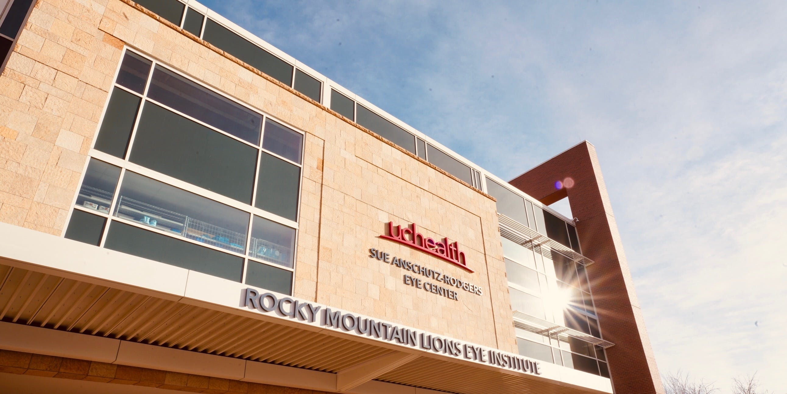 An exterior view of the Rocky Mountain Lions Eye Institute