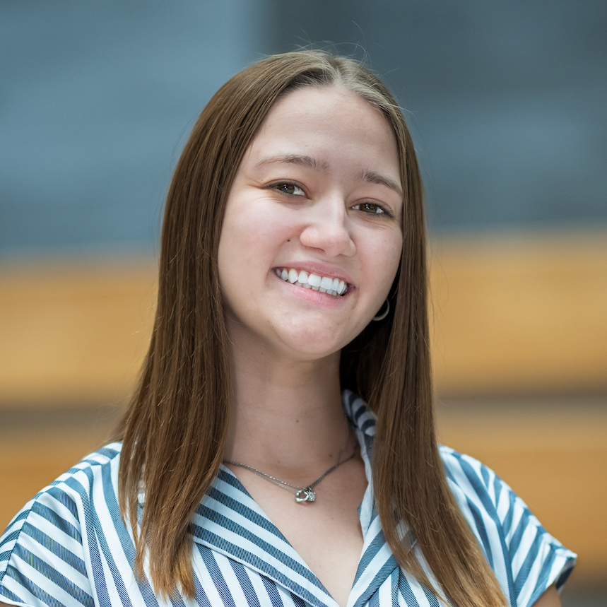 female smiling