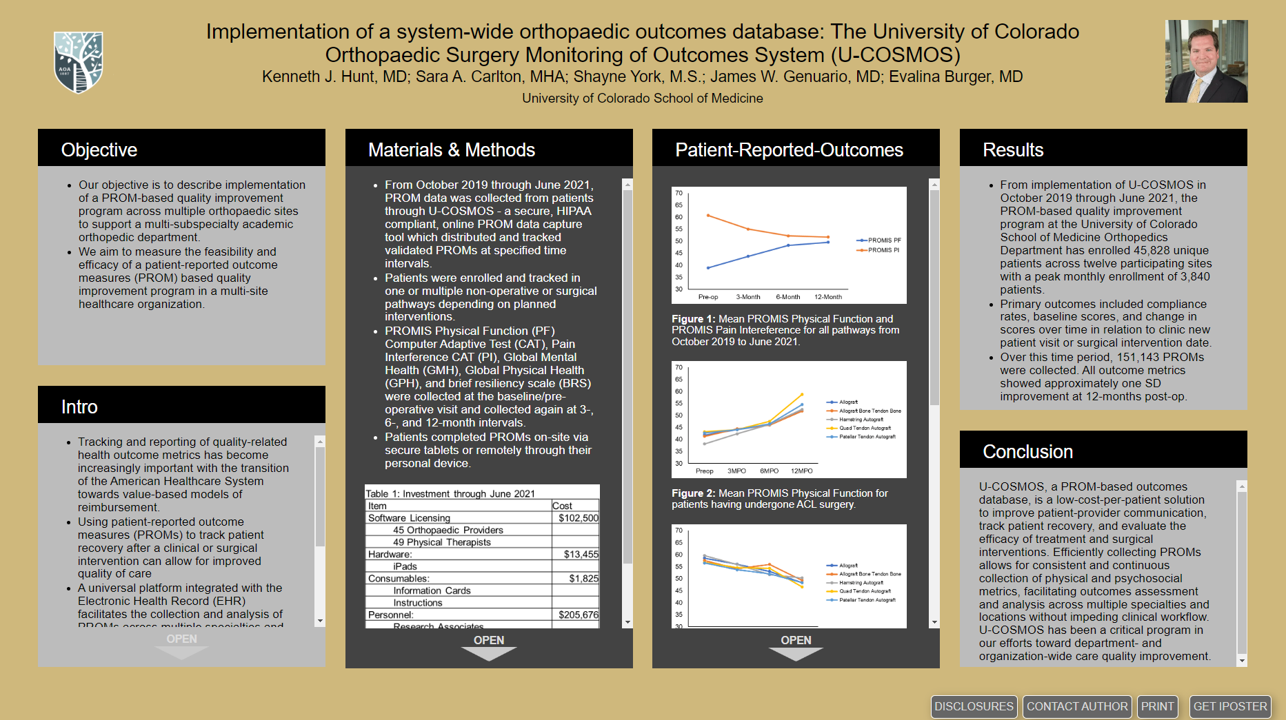 U-COSMOS Poster Presentation